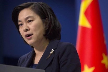 Hua Chunying, portavoz del Ministerio de Exteriores chino, en una conferencia de prensa, en Pekín, en una imagen de archivo.-AP / NG HAN GUAN