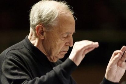 AFP / ROLF HAID  El director de orquesta francés Pierre Boulez, en una imagen del 2008.-AFP