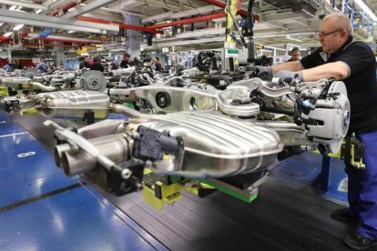 Planta de montaje de automóviles.-EFE/ FRANCISKA KRAUFMANN