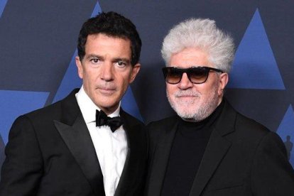 Antonio Banderas y Pedro Almodóvar.-