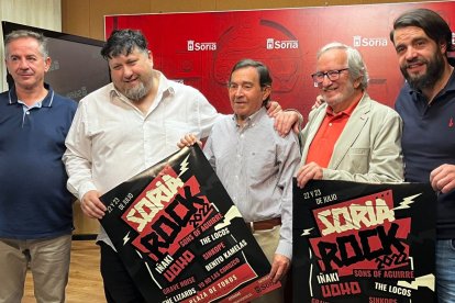 Presentación hoy del Soria Rock. HDS