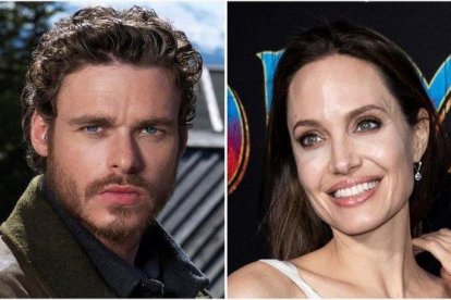 Angelina Jolie y Richard Madden.-