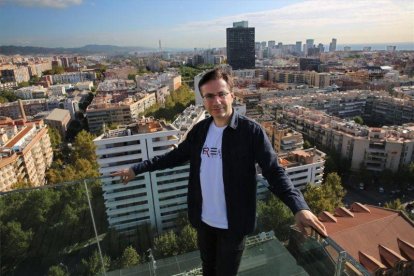 Ferran Punti, consejero delegado de The Breach Studios, en la sede de Mediapro.-RICARD CUGAT