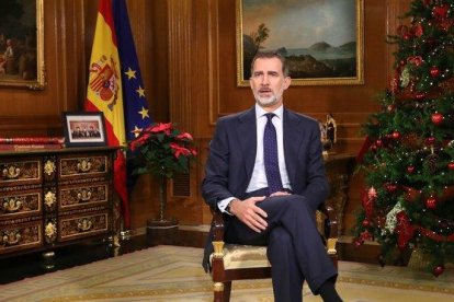 El Rey, este martes.-