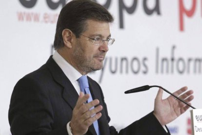 El ministro de Justicia, Rafael Catalá.-Foto: EFE