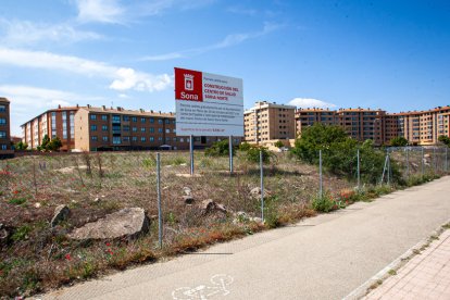 Parcela cedida por el Ayuntamiento en 2007 para la obra del Soria Norte.