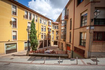 Calle Teatro en Soria.