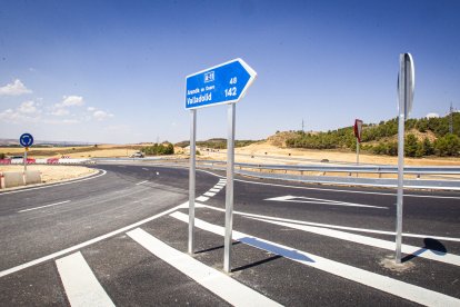 Tramo de la A-11 entre El Burgo de Osma y San Esteban de Gormaz.