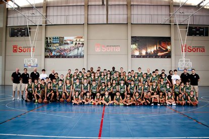 El baloncesto está teniendo gran protagonismo en Soria con el desarrollo del Campus CIMBI esta semana.