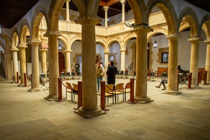 Interior del Palacio de Justicia de Soria.