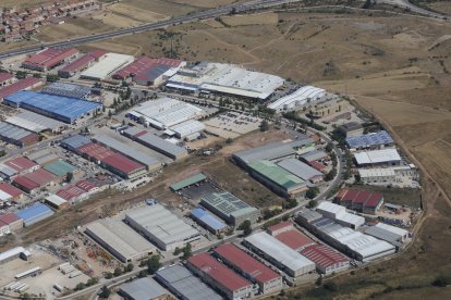 Polígono industrial as Casas en una imagen aérea.