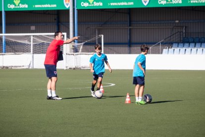 Un centenar de niños participa en los dos turnos del campus numantino.