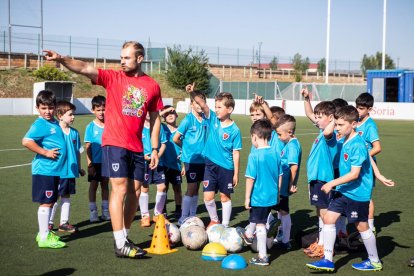 Un centenar de niños participa en los dos turnos del campus numantino.