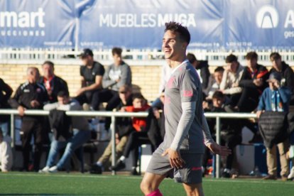 Carlos González en un encuentro de la temporada pasada con el Tarazona.