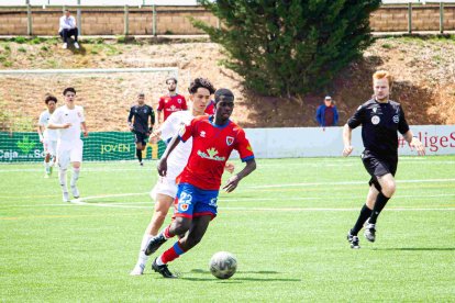 El extremo izquierdo del equipo juvenil numantino Hame Sussoho.