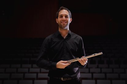 Álex Delgado, director de la Banda Municipal de Música de Golmayo.