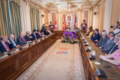 Pleno de constitución de la Diputación de Soria.