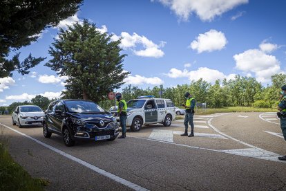 Control de la Guardia Civil en Soria en una imagen de archivo.