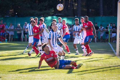 Imagen del Numancia-Real B de este sábado.