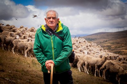 Eduardo Rincón, pastor trashumante en Los Campos