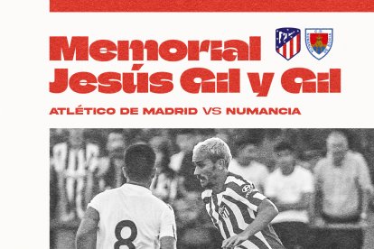 Cartel del Numancia-Atlético de Madrid 2023.