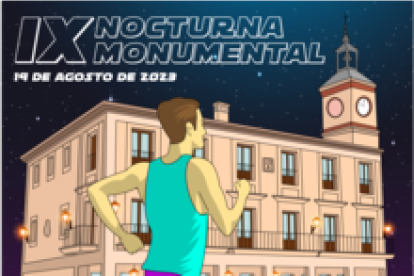 Cartel de la IX Carrera Nocturna del Almazán.