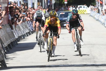 Primoz Roglic se impone en la tercera etapa de la Vuelta a Burgos, prueba que hoy recala en Soria.