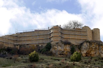 Obras de restauración que se realizaron en 2017, en una foto de archivo.