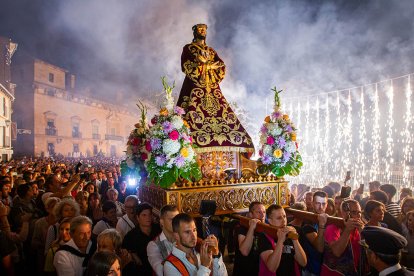 Imagen de la procesión de la Bajada en 2022.