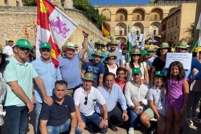 Representantes de la junta directiva de Asaja Soria en Córdoba