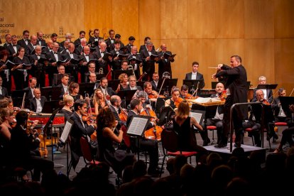 Orquesta Sinfónica y Sociedad Coral de Bilbao en el estreno del Otoño Musical Soriano