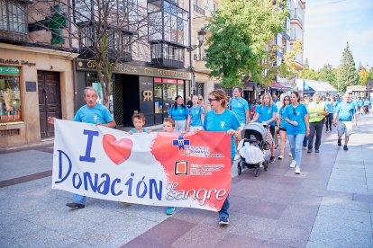 La Hermandad de Donantes de Sangre de Soria celebró su Marcha por la Vida.