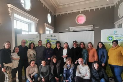 Representantes del prryecto seleccionado en el que participa Tierras Sorianas del Cid.