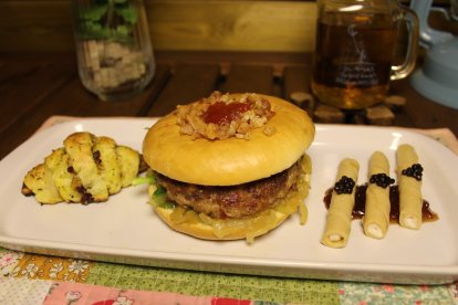 La hamburguesa que representará a Soria en La Mejor Hamburguesa de Castilla y León.