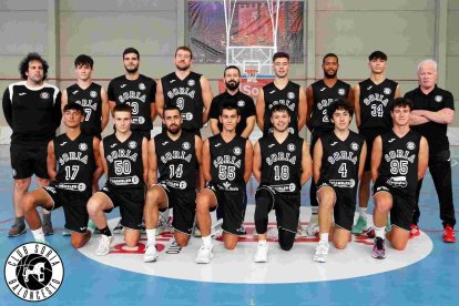 Plantilla del Transler Club Soria Baloncesto.