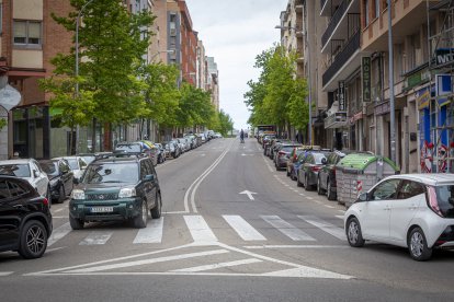 Avenida de Valladolid, una de las calles de la ampliación. MARIO TEJEDOR