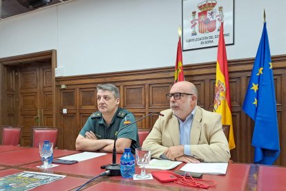 Sergio Peñarroya y Miguel Latorre durante la presentación de la operación.