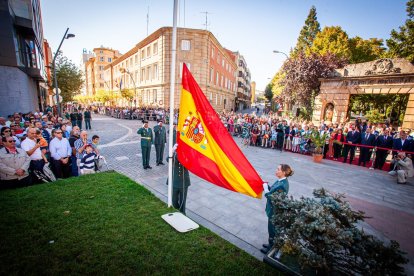 El desfile se celebró en el Día de la Hispanidad