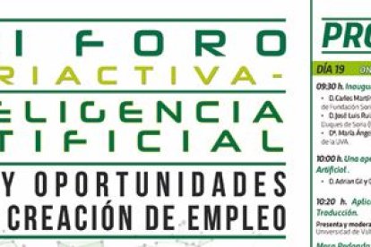 Cartel anunciador del foro.