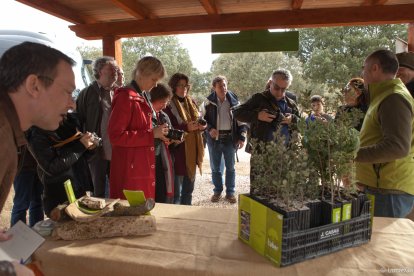 Periodistas internacionales en una de sus visitas.