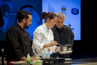 Elena Lucas fue la protagonista local de la tarde