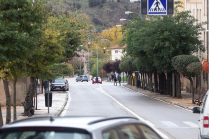 La calle Obispo Agustín, englobada en la nueva fase de las travesías. GONZALO MONTESEGURO