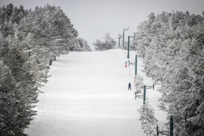 Punto de nieve de Santa Inés. GONZALO MONTESEGURO