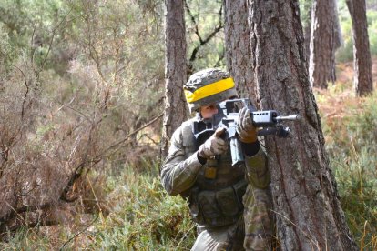 Maniobras del Ejército en Navaleno.