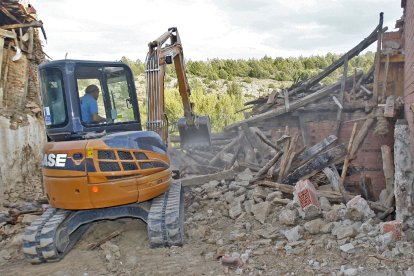 Obras en un pueblo de la provincia.