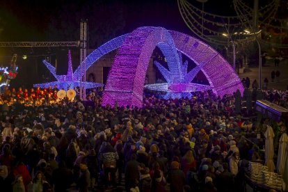 El evento llenó Mariano Granados de espíritu navideño