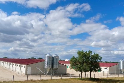 Exterior de una granja de ICPOR.