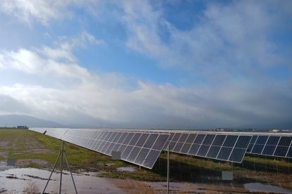 Planta de Endesa ubicada entre Matalebreras y Castilruiz.