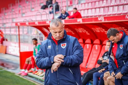 Javi Moreno espera un partido de poder a poder ante el Talavera.