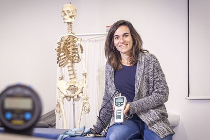 Silvia Lahuerta Martín, miembro del grupo de investigación de clínica de la Facultad de Ciencias de la Salud de la UVa en Soria.